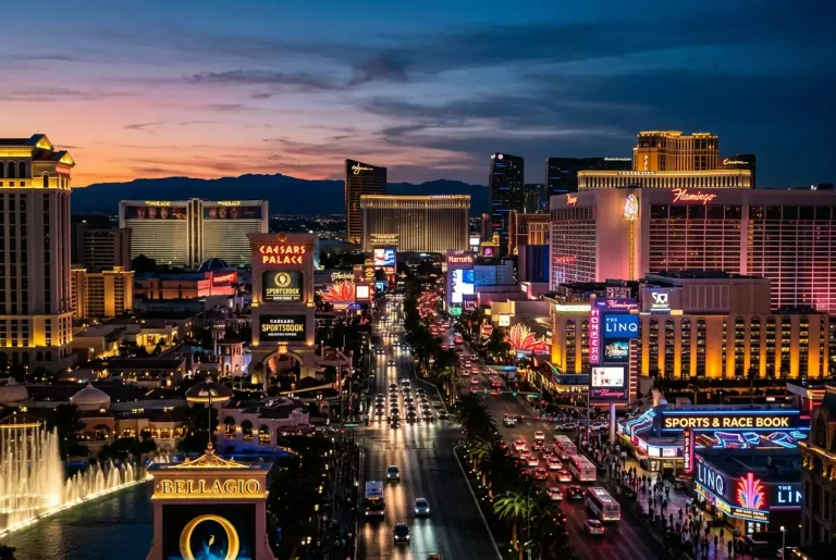 Skyline américain symbolisant la croissance du marché des paris sportifs aux États-Unis